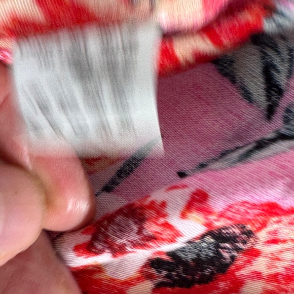 Hello Molly Women's Cutely Preppy Pink Floral Cutaway Midi Dress Sz 6 - Picture 7 of 7